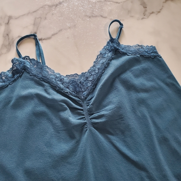 Attention Plus Lace Trim Cami Tank Top size 1X - Picture 4 of 12